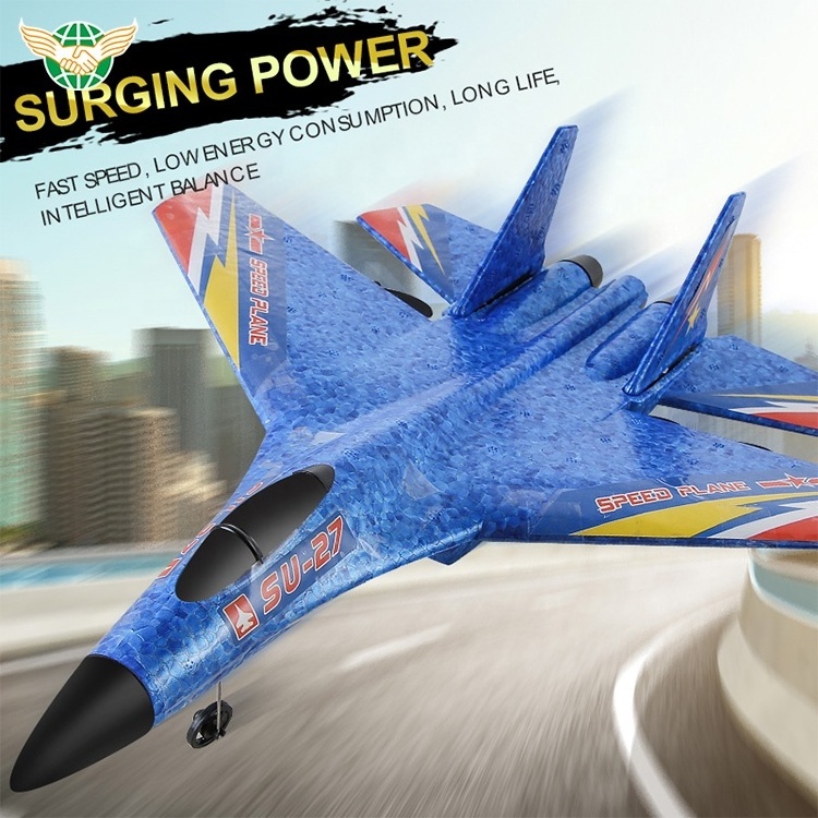 Su-27 Aircraft Model Radio Remote Control Fighter Glider Airplane Epp Foam Rc Plane