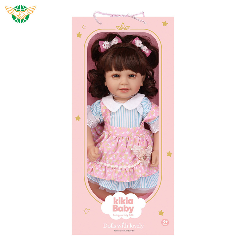 Beautiful 50cm real lovely reborn doll free reborn dolls kit silicone baby dolls for girls baby toy BestSuppliers