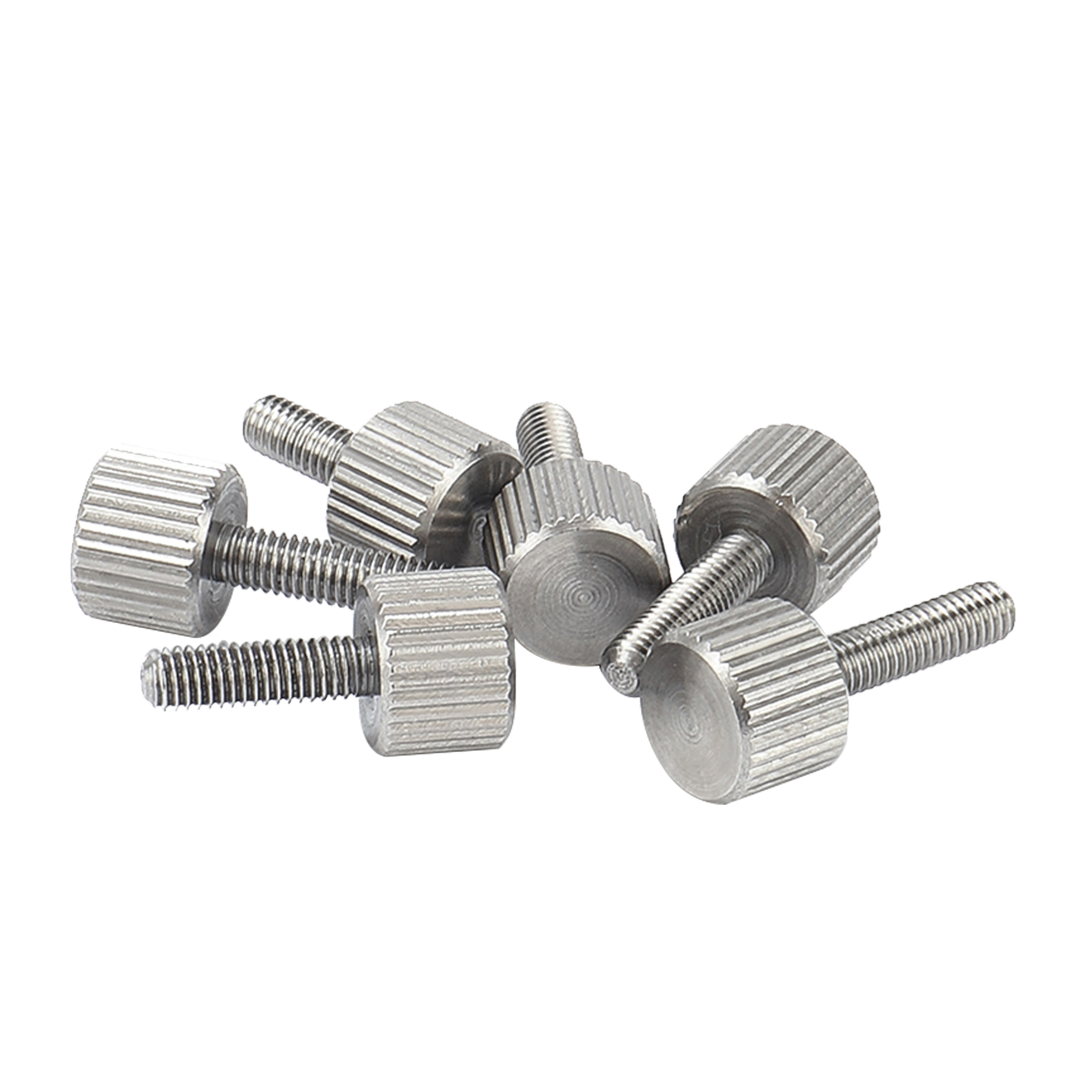 stainless steel knurled knob thumb screws brass 1/4''m2 m3 m4 m5 m6 m8 5/16 18 key drive thread nut thumb screw