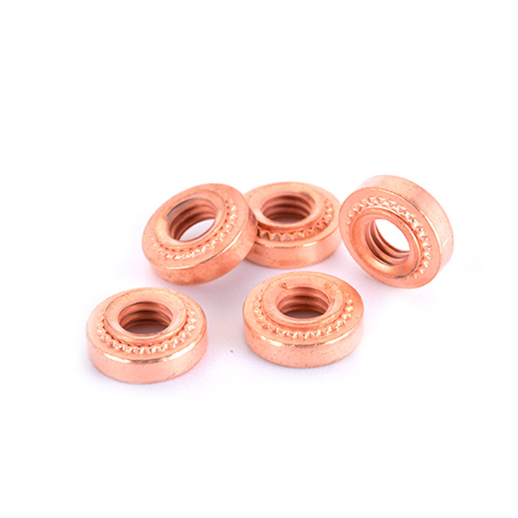 floating 3mm 10mm clinch nut manufacturer countersunk  round knurled head press nuts self lock clinch bolt and nut