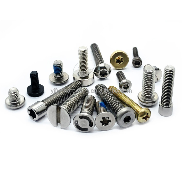 China factory Stainless Steel screw anti-theft security screw