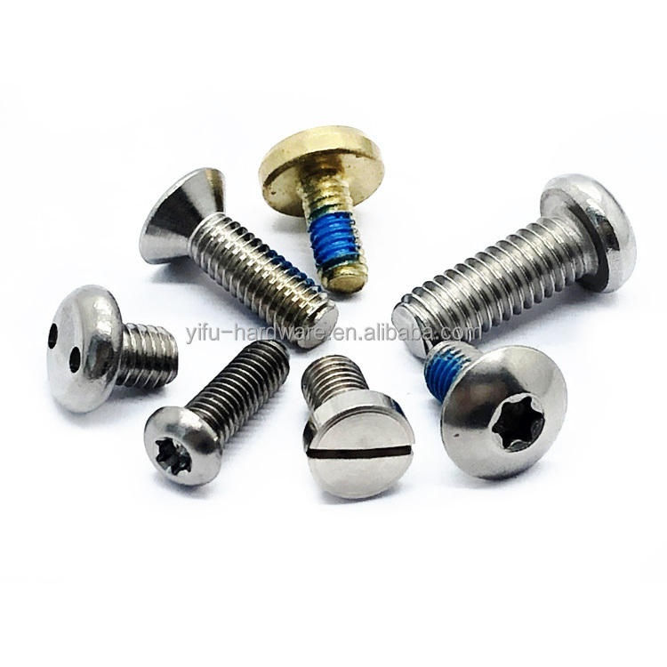 China factory Stainless Steel screw anti-theft security screw