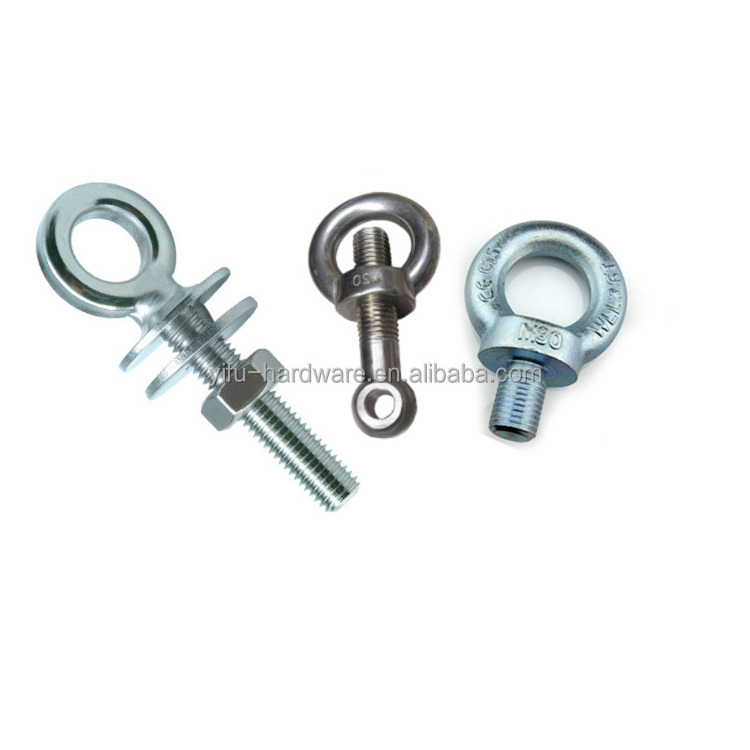 Round Head Eyebolt Live Bolt Din444/gb798 Stainless Steel Eye Bolt