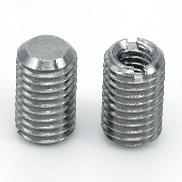 Factory Direct M3 M4 M5 M6 M8 Stainless Steel Self-Tapping Threaded Inserts  Sleeve Screw Slotted Inner And Outer Tooth Nut