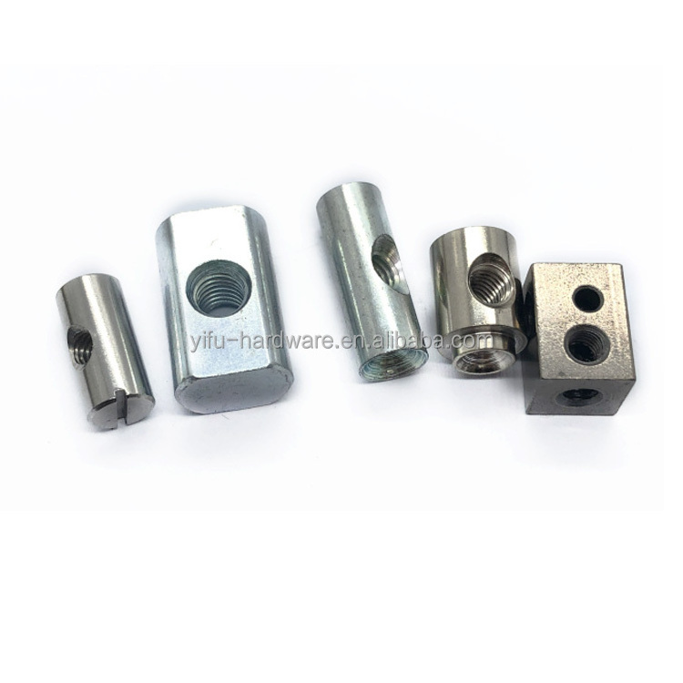 Customized Stainless Steel Barrel Nut Galvanized Thread Nut M6 Barrel Nuts And Bolts