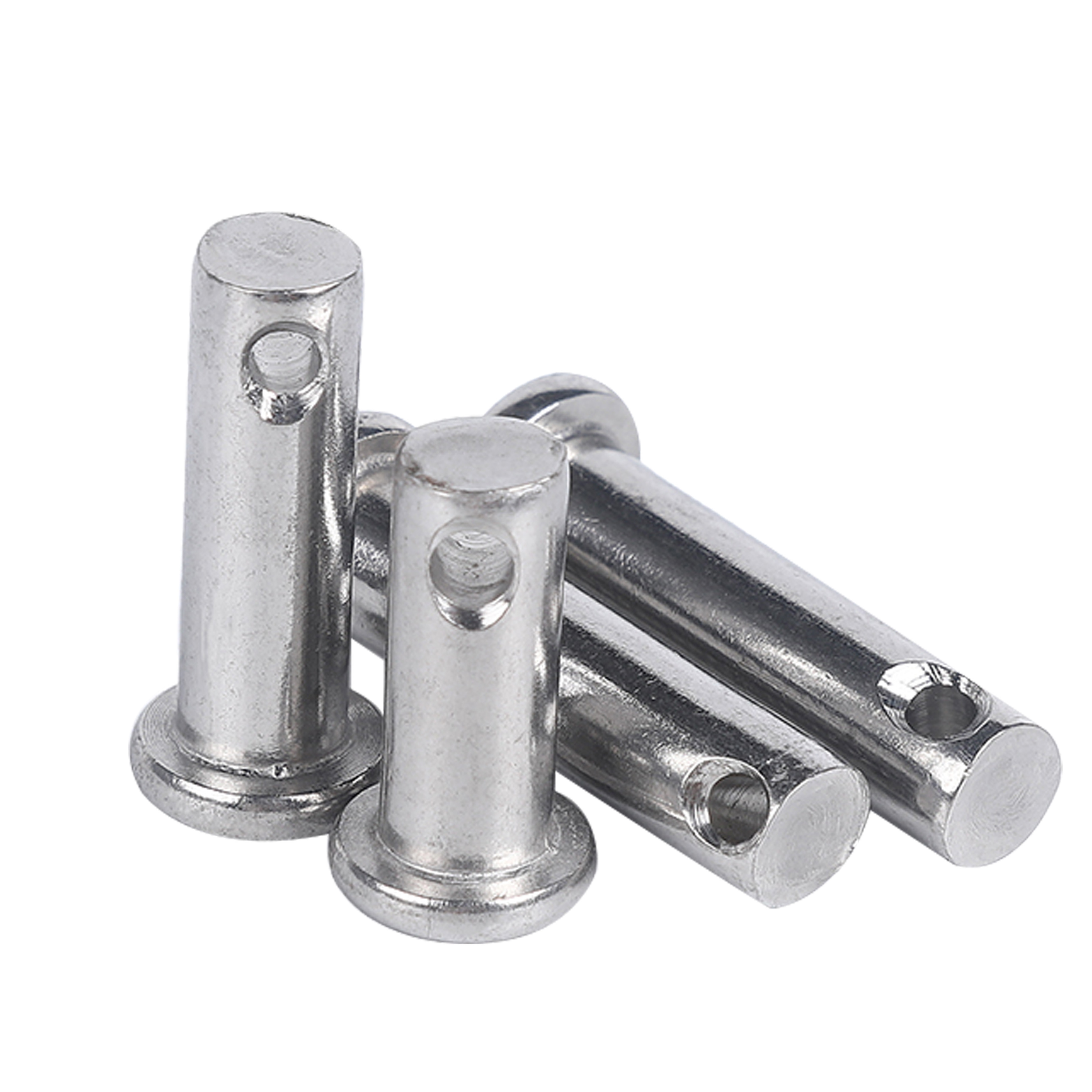 China wholesale 3/4 inch stainless steel dowel pin knurled threaded clevis pin