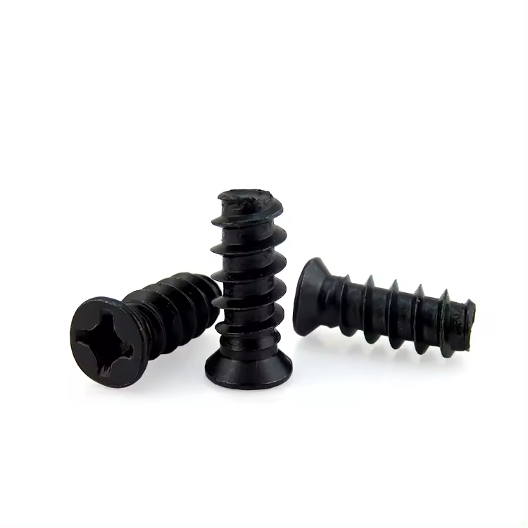 Oem Custom Flat Head Phillips Black Desktop Laptop Computer Screw Pc Fan Screws 5x12mm