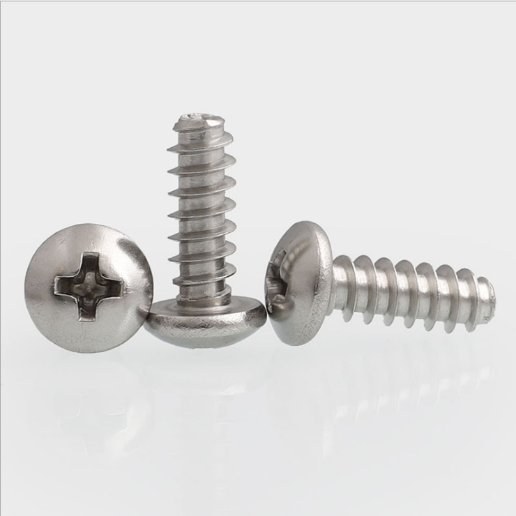 Din967 Din 967 M3 M4 M5 Cross Recessed Pan Head Screws With Collar Phillips Machine Screw Flange Washer Head Screws