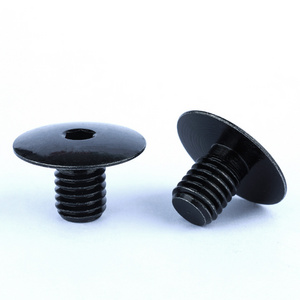 Ultra-thin Round Hex Head Black zinc plated Phosphate M2 M4 Screw Bolt