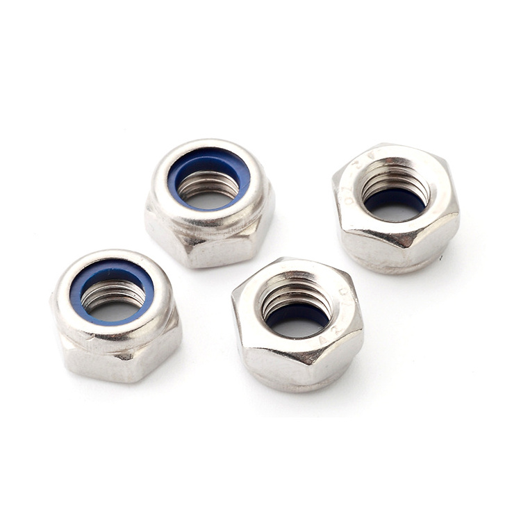 Nylon Insert Lock Nut High Quality Factory Price Din985 Din982 Stainless Steel Hex Nylock Nut