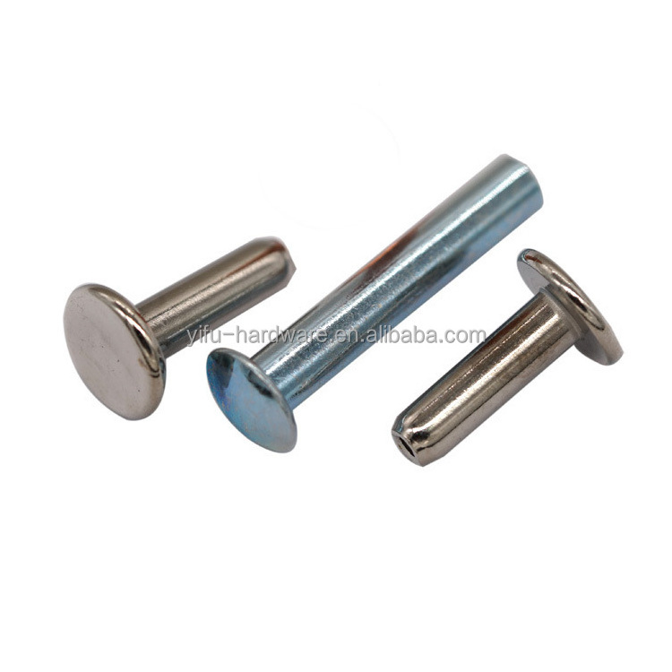 2 - 10mm Din 7338 A Aluminum Flat Head Solid Rivets