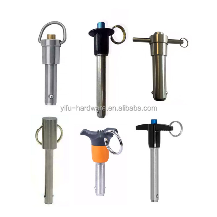 Ball Lock Pin/Quick Release Pin aluminum/stainless steel ball lock pin T handle quick release ball lock