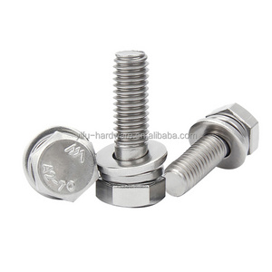 sems screw with two washers m4 m5 m6 bolts hex head sems screws spring combination screw bicycle sems bolts