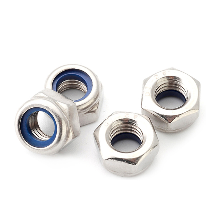 Nylon Insert Lock Nut High Quality Factory Price Din985 Din982 Stainless Steel Hex Nylock Nut