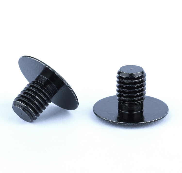 Ultra-thin Round Hex Head Black zinc plated Phosphate M2 M4 Screw Bolt