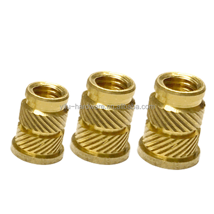 Custom M2 M2.5 M3 M3.5 M4 Metric Steel Press-fit Nuts For Sheet Metal 18-8 Stainless Steel Knurled Thread Inserts