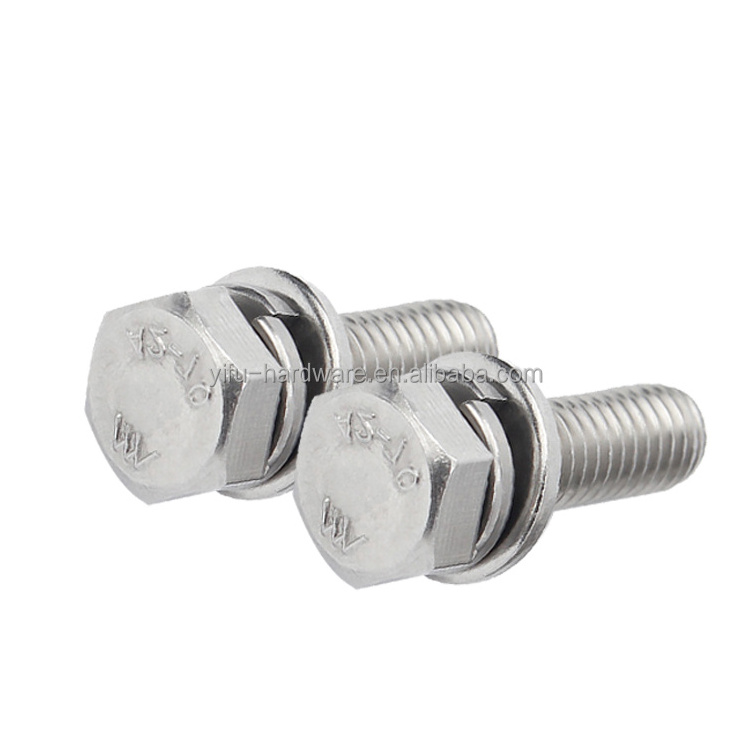 sems screw with two washers m4 m5 m6 bolts hex head sems screws spring combination screw bicycle sems bolts