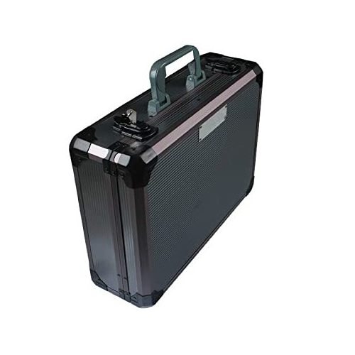 Aluminum Tool Case Suitcase Toolbox for Big Small Tool Kit Collision Avoidance Resistant Safety Box with Lock Storage Box