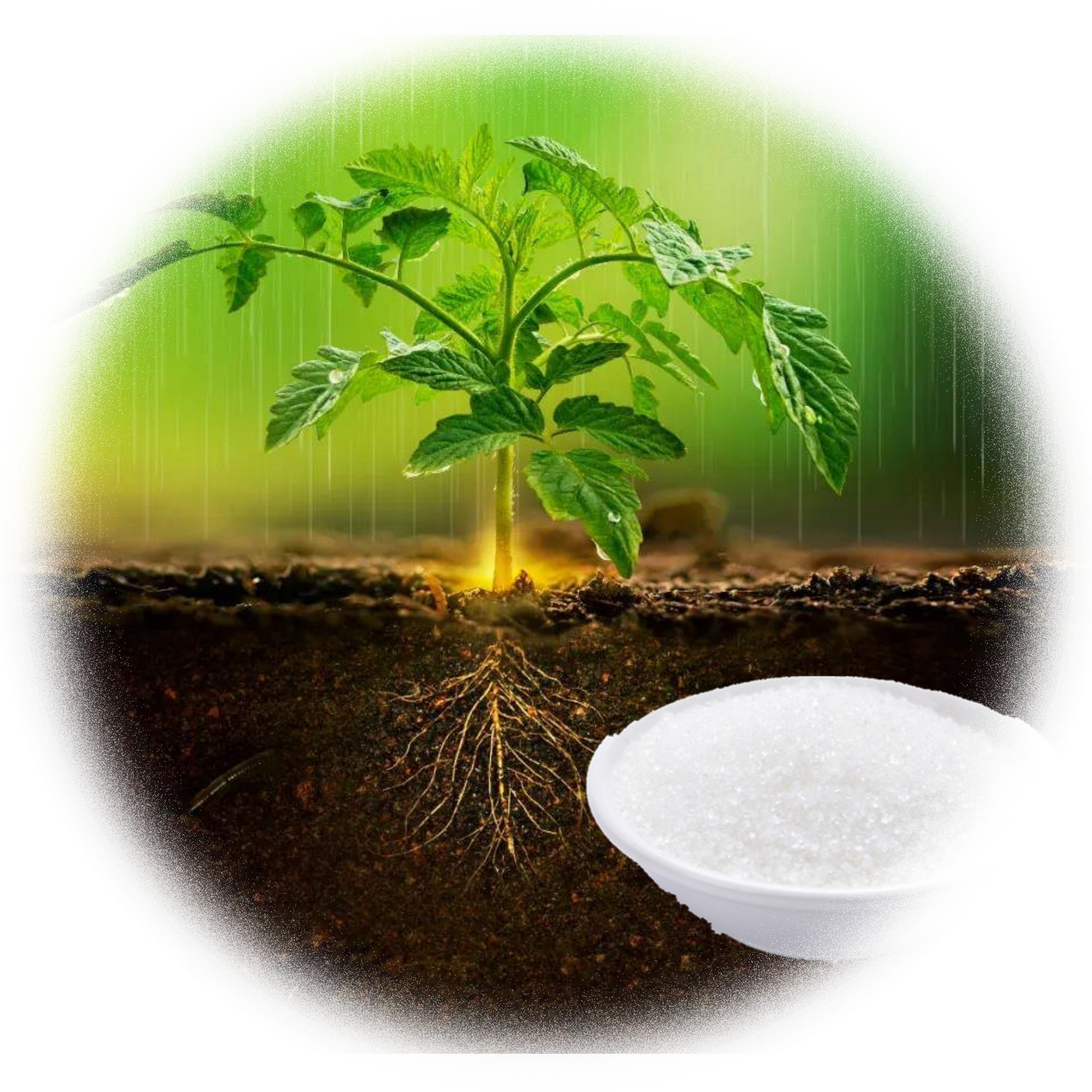 Water Saving Potassium Polyacrylate Hydrogel for Agriculture