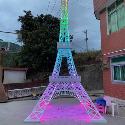 Customized Big Size Iron Eiffel Tower Large Giant Eiffel Tower Model Of Metal Crafts For Outdoor Entrance Decor