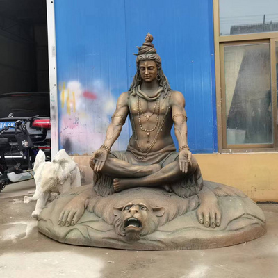 Custom Resin Religious Statues Wholesale Resin Large Buddha Statue Indian God Lord Shiva Statue