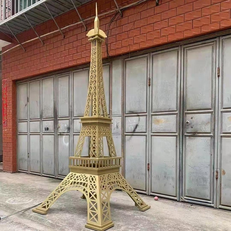 Customized Big Size Iron Eiffel Tower Large Giant Eiffel Tower Model Of Metal Crafts For Outdoor Entrance Decor