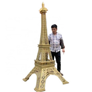 Outdoor decoration Custom Large Iron Eiffel Tower Sculpture for Sale Height 210cm