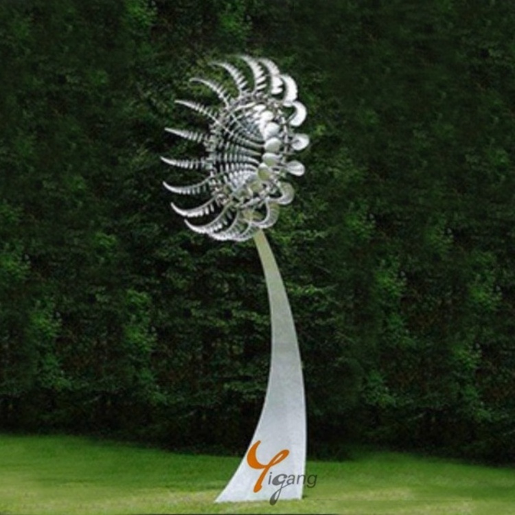 Stainless Steel Garden Wind Spinner Kinetic Sculpture