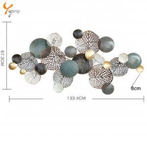 3D flower metal wall decor wall hanging metal flower