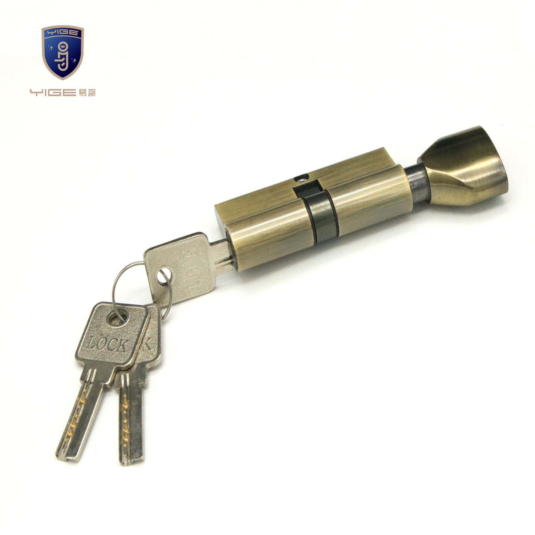 70mm door lock cylinder/european brass cylinder/one keyhole cylinder