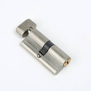 13.yige lock Cylinder 70 mm cylindrical aluminum cover brass core handle is suitable for PVC doors, aluminum doors.