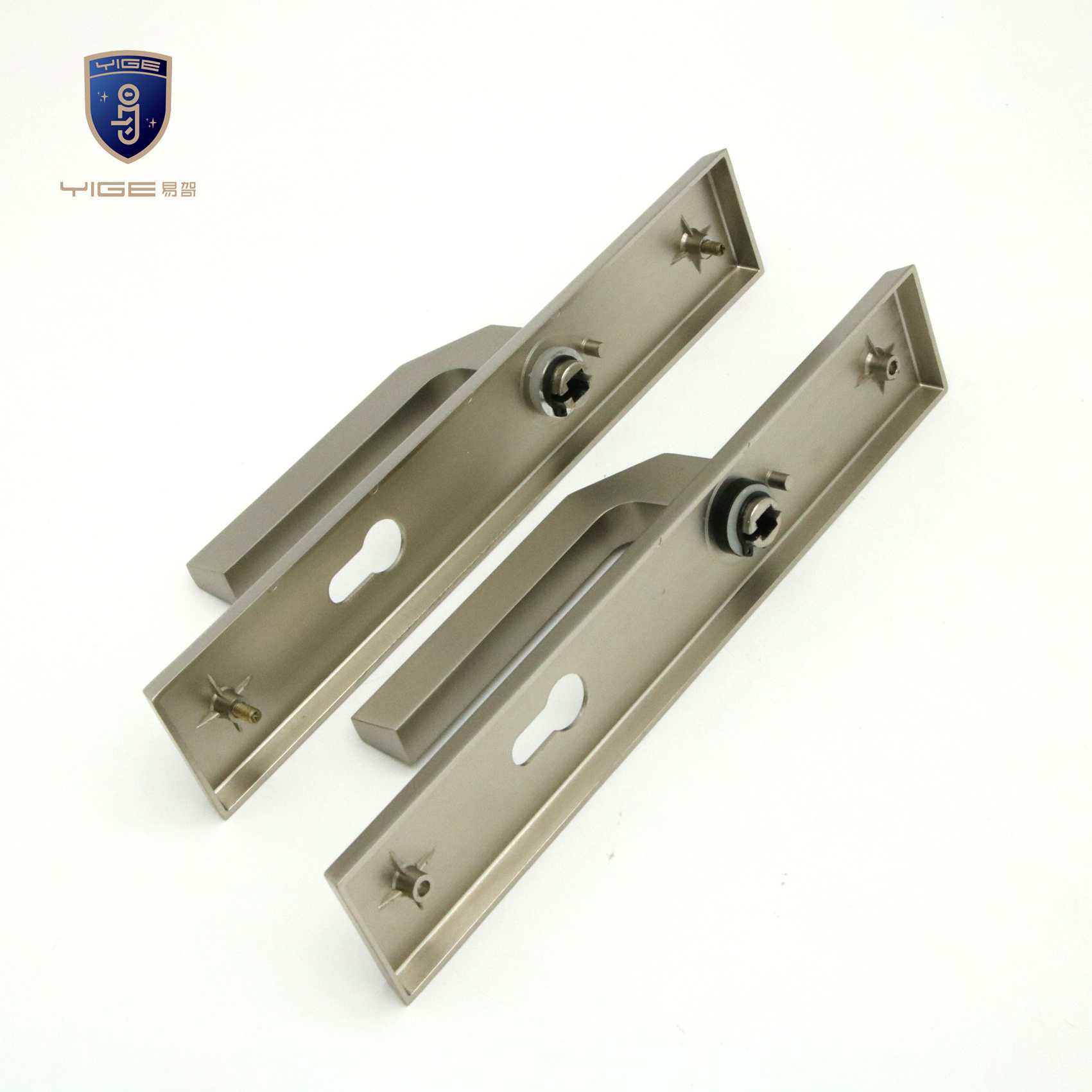 Door locks handle security zinc plate industralia make zinc alloy door handle