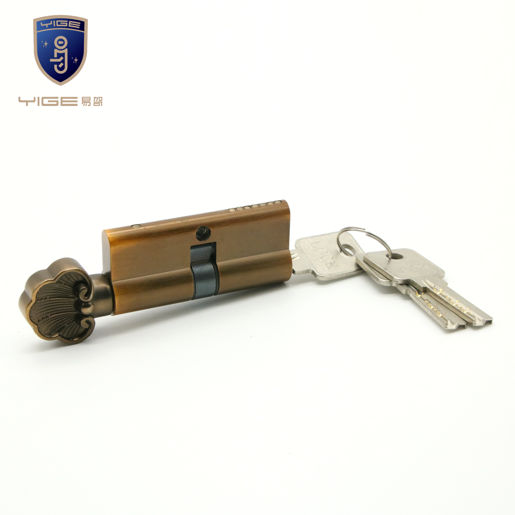 Top Security Kinds union better quality door locks cylinder Hardware Door Lock with 3 Computer Keys