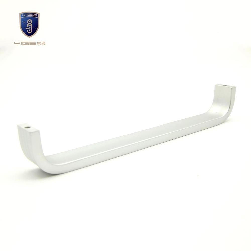 Metal U Shape Cabinet Handles Modern Plastic Furniture Carton Aluminum White Steel Kitchen Cabinet Drawer Furniture Handle T/T