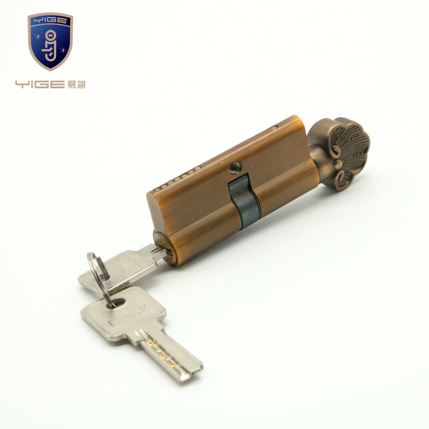 Top Security Kinds union better quality door locks cylinder Hardware Door Lock with 3 Computer Keys