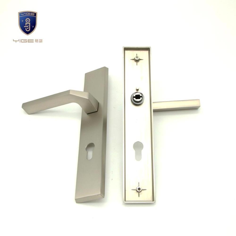 Door locks handle security zinc plate industralia make zinc alloy door handle