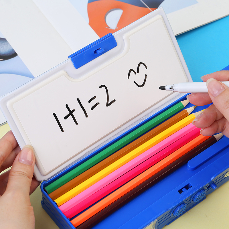 Large Capacity High Quality Multifunctional Cute School Stationery Pencil Case With Code Lock