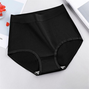 Best Selling Women High Waist3xl 4xl 5xl mommy ladies panties mid-rise hot butterfly embroidery thread cotton underwear UOKIN A2