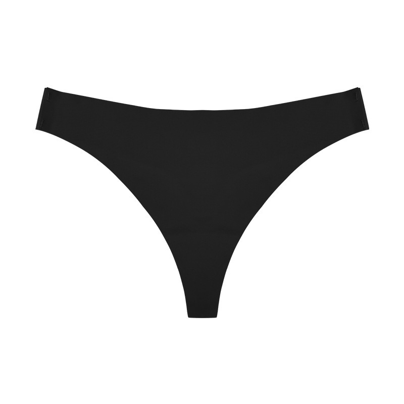 Sexy G-string Panty Girls Underwear Low Waist Sexy Panties Spandex G-string With V Letter Metal Accessories