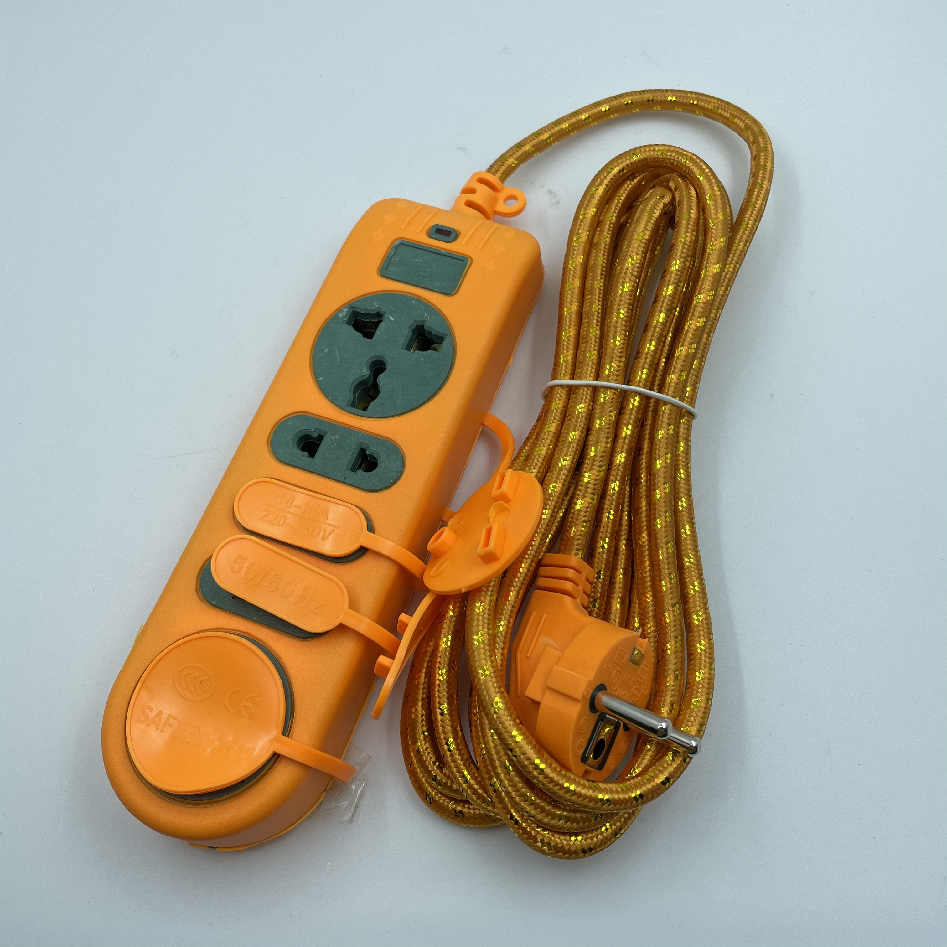 12-hole yellow 12-hole cable socket with protective cover. Color. Meters can be customized