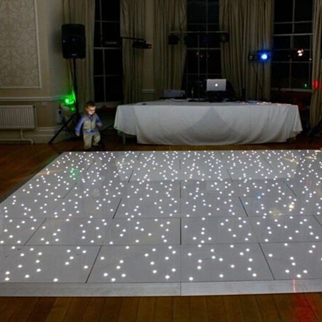 decoration tempered acrylic waterproof RGB panels mats tiles led dance ...