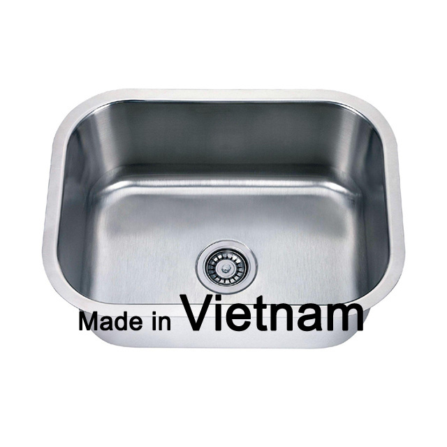 Vietnam stainless steel kitchen sink,American classic style,the most popular single bowl 2318