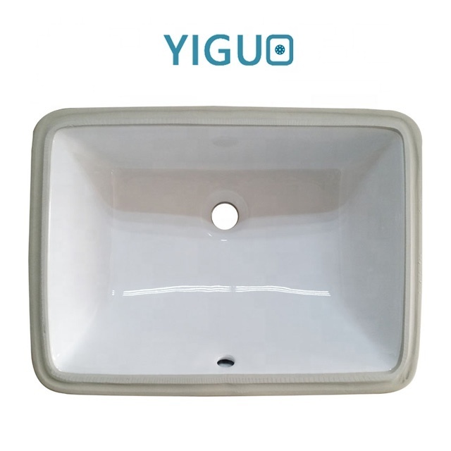 CUPC rectangular ceramic bathroom sink/porcelain wash basin/undermount vanity sink 2015