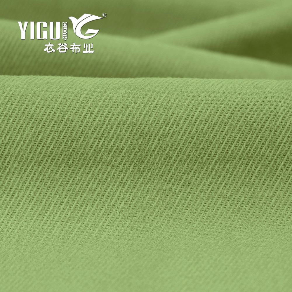 270-280gsm Double-sided twill woven 100% cotton Combed twill l fabric for dress fabric