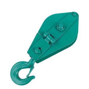 Efficient Polishing Open Ratchet Climbing Sheave Pulley Block