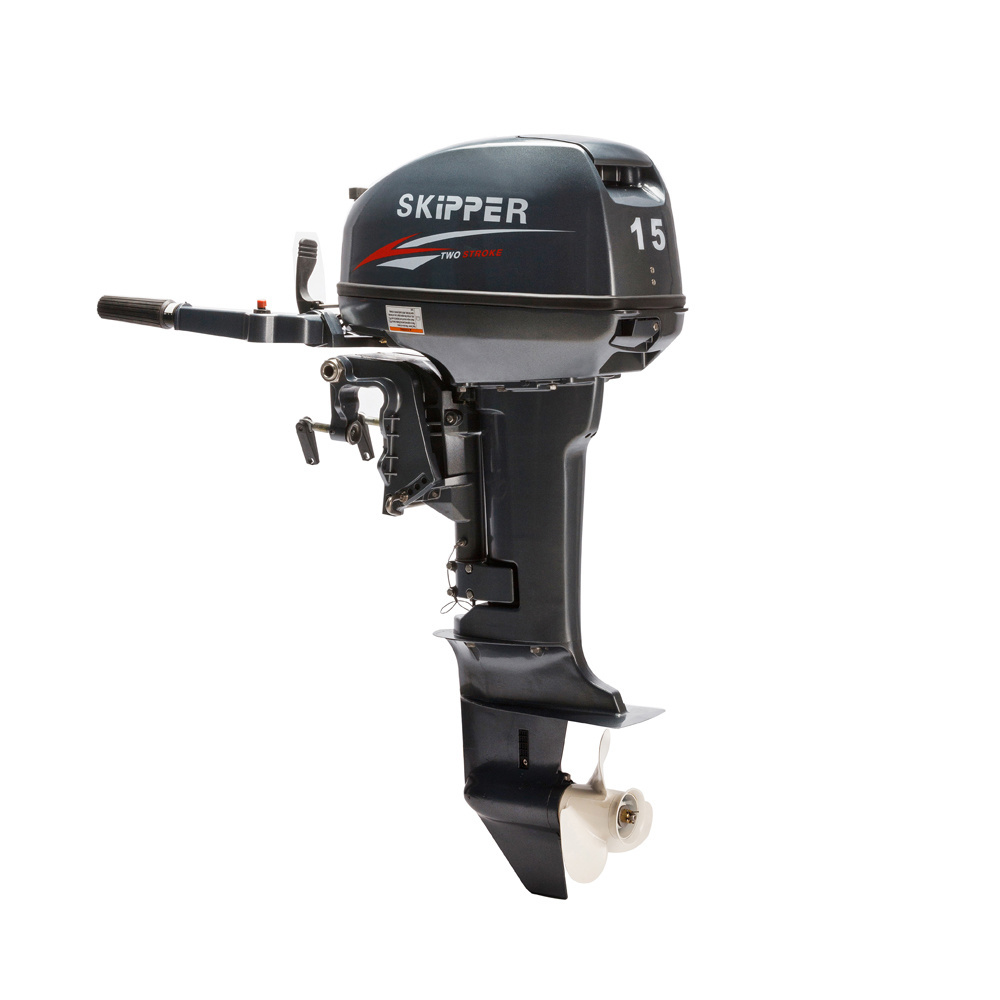 Chinese High Quality Outboard Engine Outboard Boat Engine 2 stroke 15hp Outboard Boat Motor