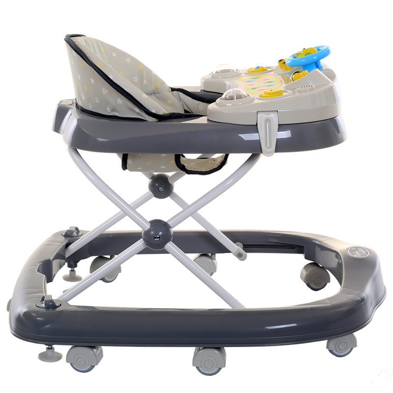 Music And Lights Learning Walker Foldable Activity Baby Walker