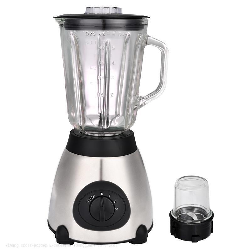 Factory clearance sales 2 in 1 Blender Juicer Y66 5 Speed with Stainless Steel Jar Electric Food Mixer Blender