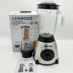 Factory clearance sales 2 in 1 Blender Juicer Y66 5 Speed with Stainless Steel Jar Electric Food Mixer Blender