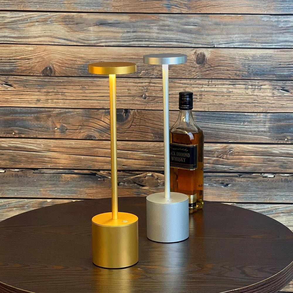 Hot Sale USB Dimming Bar Desk Lamp Hotel Coffee Shop Battery Charging Bedroom Bedside LED Restaurant Table Lights